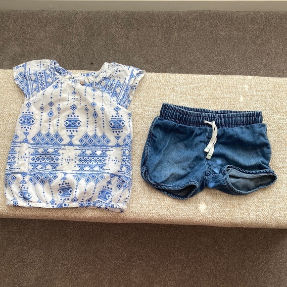 Matching Sets Toddler Jean Shorts Top Poshmark